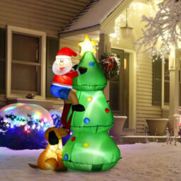 6Ft Inflatable Christmas Tree, Led Lighted - thumbnail 6
