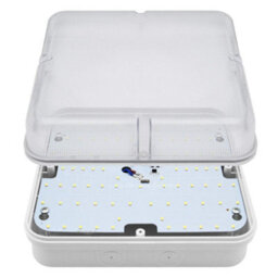Long Life Lamps Company 18W Square Led Ceiling Flush Mount Light Ip65 6500K Bright Daylight 0841S-F - thumbnail 7