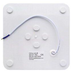 Long Life Lamps Company 18W Square Led Ceiling Flush Mount Light Ip65 6500K Bright Daylight 0841S-F - thumbnail 6