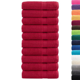Berkfield Premium Bath Towels Solund 10 Pcs 100X150 Cm 600 Gsm - thumbnail 2