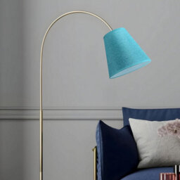 Fabric Lampshade With Premium Quality Free A60 Led Bulb Light Blue 2Pack Light Shade For Floor Lamps - thumbnail 3