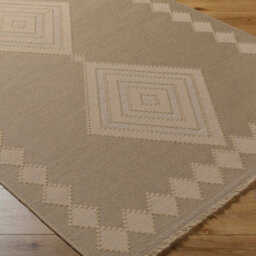 Livabliss Mystery-Washable Tan Beige Ivory Modern Living Dining Jute Rug 158 X 213 Cm Easy Care, Non Shedding - thumbnail 6