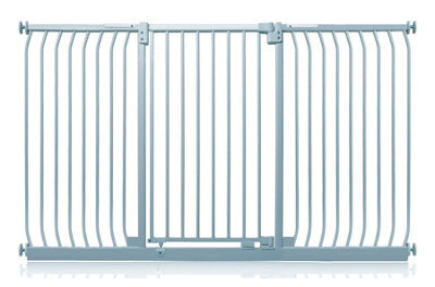 Safetots Extra Tall Elite Safety Gate, 188Cm - 197Cm, Matt Grey, Extra Tall 96.8Cm In Height, Pressure Fit Stair Gate - image 1