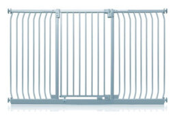 Safetots Extra Tall Elite Safety Gate, 188Cm - 197Cm, Matt Grey, Extra Tall 96.8Cm In Height, Pressure Fit Stair Gate - thumbnail 1
