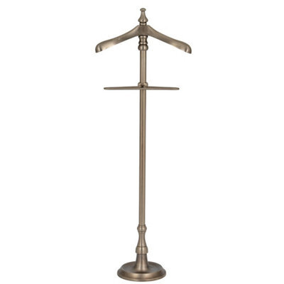 Hill Interiors Antiqued Valet Stand - Metal - L6 X W45 X H132 Cm - Silver - image 1