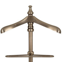 Hill Interiors Antiqued Valet Stand - Metal - L6 X W45 X H132 Cm - Silver - thumbnail 2