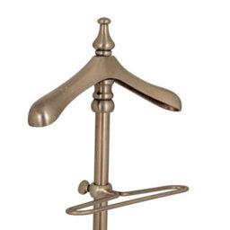 Hill Interiors Antiqued Valet Stand - Metal - L6 X W45 X H132 Cm - Silver - thumbnail 3