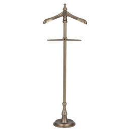 Hill Interiors Antiqued Valet Stand - Metal - L6 X W45 X H132 Cm - Silver - thumbnail 1
