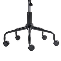 Beliani Desk Chair Algerita Fabric Light Grey - thumbnail 8