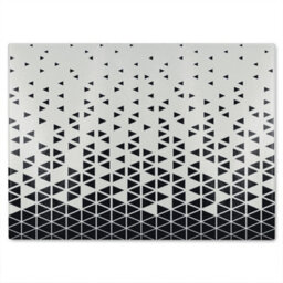Benjamin Tate Design Geometric Triangles Glass Chopping Boarddesigner Style - thumbnail 1