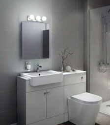 Long Life Lamps Company Opaque 3 Mini Globe Bathroom Mirror Light With Pull Cord Ip44 H3053 - thumbnail 7