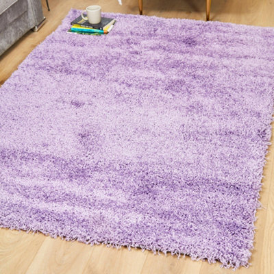 Bravich Lavender Purple Thick Shaggy Rug - California - image 1
