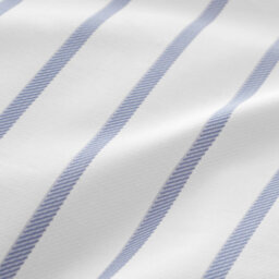 Bianca Fine Linens Hampton Stripe 200 Thread Count Cotton Reversible Super King Duvet Cover Set With Pillowcases Blue - thumbnail 5