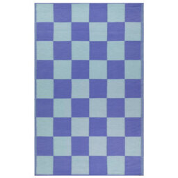 furn. Furn Checkerboard Recycled Outdoor Rug, Blue, 120 X 180Cm - thumbnail 3