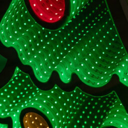 Samuel Alexander 4Ft (1.2M) Tall Light Up Christmas Tree Infinity Decoration With Multi-Coloured Leds - thumbnail 5