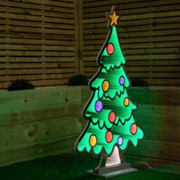 Samuel Alexander 4Ft (1.2M) Tall Light Up Christmas Tree Infinity Decoration With Multi-Coloured Leds - thumbnail 2