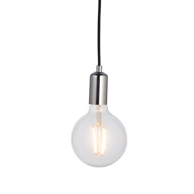 Anson Lighting Arvilla 1Lt    Chrome Plate Pendant Cable Set