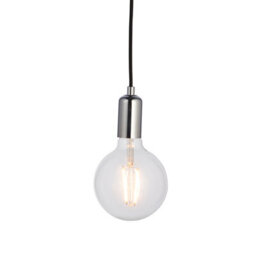 Anson Lighting Arvilla 1Lt    Chrome Plate Pendant Cable Set