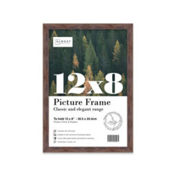 12X8 Walnut Picture Frame (30.5 X 20.3Cm) Poster, Photo, Artwork, Gallery Wall Or Print - thumbnail 1