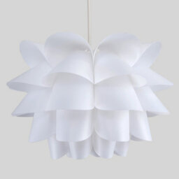 Valuelights Modern Intricate Design White Ceiling Light Shade (D)40Cm - thumbnail 4