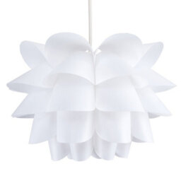 Valuelights Modern Intricate Design White Ceiling Light Shade (D)40Cm - thumbnail 2