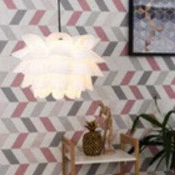 Valuelights Modern Intricate Design White Ceiling Light Shade (D)40Cm - thumbnail 6