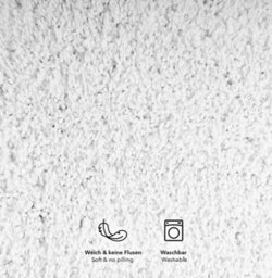 Floordirekt Sky Soft Microfibre Bath Mat Quick Drying Non Slip Washable Bathroom Rug White 80 X 150 Cm - thumbnail 4