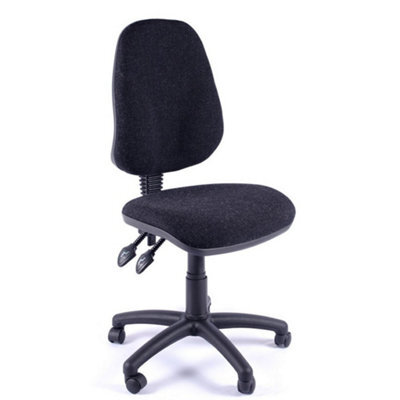 Juno High Back Office Chair In Charcoal Fabric - image 1
