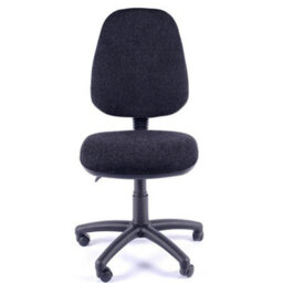 Juno High Back Office Chair In Charcoal Fabric - thumbnail 2