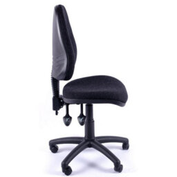 Juno High Back Office Chair In Charcoal Fabric - thumbnail 3