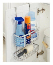 2 Tier Over Door Hanging Shower Caddy Rack - thumbnail 3