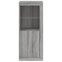 Berkfield Sideboard With Led Lights Grey Sonoma 41X37X100 Cm - thumbnail 6