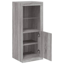 Berkfield Sideboard With Led Lights Grey Sonoma 41X37X100 Cm - thumbnail 7