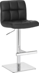 Lamboro Deluxe Allegro Kitchen Bar Stool, Weighted Base, Gas Lift Mechanism, Breakfast Bar Stool, Black - thumbnail 4