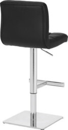 Lamboro Deluxe Allegro Kitchen Bar Stool, Weighted Base, Gas Lift Mechanism, Breakfast Bar Stool, Black - thumbnail 5