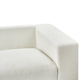 Beliani Sofa 3 Seater Nivala Boucle Off-White - thumbnail 7