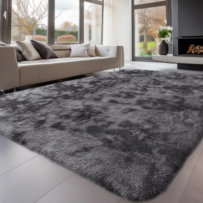 160X230 Cm Fluffy Shaggy Rug  Soft, Anti-Slip Carpet For Living Room & Bedroom - image 1