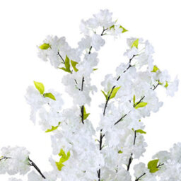 Thehotsale 165Cm Artificial White Cherry Blossom Tree In Pot For Indoor Decoration - thumbnail 4