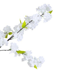 Thehotsale 165Cm Artificial White Cherry Blossom Tree In Pot For Indoor Decoration - thumbnail 6