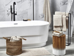 Beliani Set Of 11 Towels Areora Cotton Beige - thumbnail 2