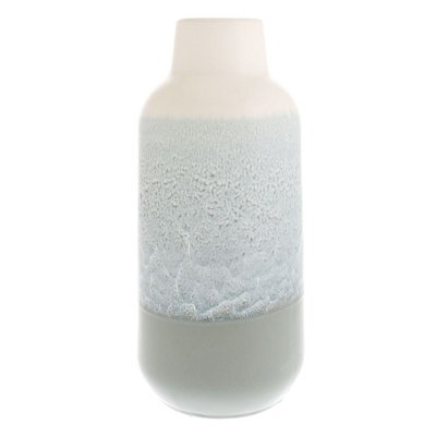 Hestia Reactive Glaze Green Vase - image 1