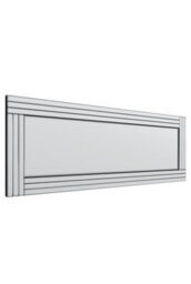 Mirroroutlet - Modern Cheval Triple-Bevel Free Standing Mirror 170 X 58Cm (5Ft7 X 1Ft11) - thumbnail 3