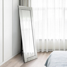 Mirroroutlet - Modern Cheval Triple-Bevel Free Standing Mirror 170 X 58Cm (5Ft7 X 1Ft11)