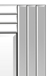 Mirroroutlet - Modern Cheval Triple-Bevel Free Standing Mirror 170 X 58Cm (5Ft7 X 1Ft11) - thumbnail 4