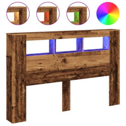 Walplus Led Headboard Old Wood 160X18.5X103.5 Cm Engineered Wood - thumbnail 2