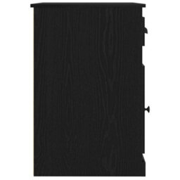 Berkfield Desk With Storage Black Oak 50X115X75 Cm Engineered Wood - thumbnail 8
