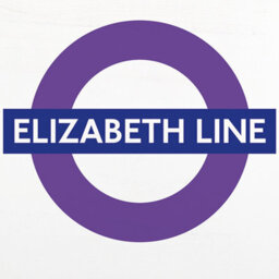 Transport For London Elizabeth Line Wooden Block White/purple/blue (2.7Cm X 20Cm X 20Cm) - thumbnail 2