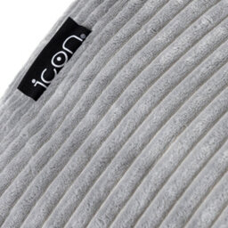 Icon Kids Dolce Jumbo Cord Lounger Bean Bag, Light Grey - thumbnail 6