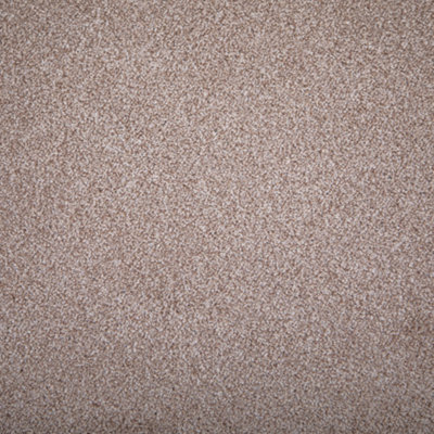 FloorMatch Brown Beige Twist Carpet Durable Hard Wearing Pile 4mm Thick - 4M Width - image 1