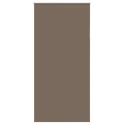 Berkfield Durable Roller Blind Blackout Coffee 100X230 Cm Fabric Width 95.7 Cm Polyester